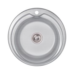 Кухонна мийка Lidz 510-D Decor 0,6 мм (LIDZ510D06DEC)